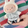 32cm Supermodel Doll Clothes Suit European Fashion Black Checkered Formal Dress Exquisite Accessories Set DIY Toy Collector Gift 2