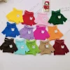 Mini Doll's Clothes Outfit Dolls Accessories for Labubu Dolls Cotton Doll Sweater and Hat Clothing Merry Christmas Gift