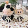 Birthday Gifts Labubu Clothes Set Outfit For 15-17cm Labubu DIY Doll Accessories Overalls Skirt Clown Devil Costume Halloween 2