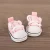 Pink canvas shoes