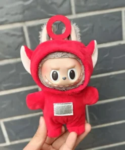 Labubu II 17cm Fashion Outfit Doll Cute Plush Sitting Party Idol Dolls Customizable Clothes And Accessories Toy for All Ages