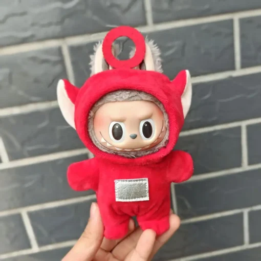 Labubu II 17cm Fashion Outfit Doll Cute Plush Sitting Party Idol Dolls Customizable Clothes And Accessories Toy for All Ages