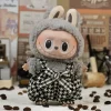 Only Labubu Doll Clothes 17cm First And Second Generation Trendy Overhang Pants Toy Doll Clothes Trendy Summer Clothes Sets