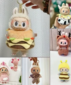 Mini Plush Doll'S Clothes Outfit Accessories For Korea Kpop Exo Labubu V1 V2 Idol Dolls Pit strip climbing suit Clothing Gift