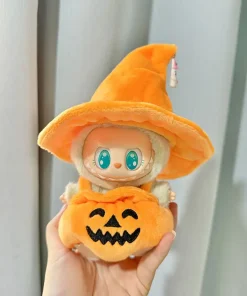 Labubu I II Idol Dolls Halloween Clothing Plush Doll'S Clothes Outfit Accessories For Korea Kpop Exo Sitting Party Pumpkin Suit
