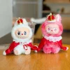 For 17cm Labubu Doll Clothes Into Energy Blind Box Labubu Pendant Accessories Clothing Set King Crown Red Cloak Clothes