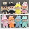 Only Clothes 17cm Labubu Clothes Vinyl Doll Pendant Shark Suit Palace Flower Skirt Clothes Replacement 3