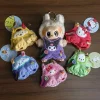 Labubu Doll Clothes Cute Overalls Sanrio Kuromi Cinnamoroll Clothes Cotton Doll Clothes Suitable for 17cm Dolls Children Gifts
