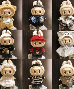 Only Clothes The 2025 New Labubu Doll Clothes Fashionable And Cute Vinyl Doll Set Cool Casual And Trendy Dressing Up Costume Set