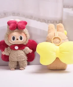 17cm Mini Plush Doll'S Clothes Outfit Accessories For Korea Kpop Exo Labubu Idol V1 V2 a pair of big bow decoration