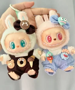 Bib Pants Labubu I II Idol Dolls Cute Mini Plush Doll'S Clothes Sitting Party Clothing Outfit Accessories For Korea Kpop Exo