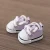 Purple canvas shoes