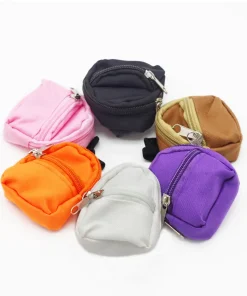 Mini Doll'S Clothes Outfit Accessories For Ropa Labubu Idol 10cm cotton doll 1/6 BJD Canva Backpack Glasses Hat Clothing Gift