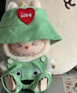 For 17cm 3.0 Ropa Labubu V1 V2 V3 outfit clothes Time to chill doll clothes for labubu II Doll cute clothes