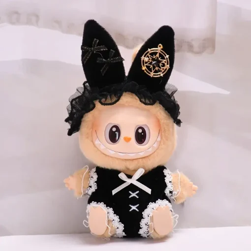 Mini Plush Doll'S Clothes Outfit Accessories For Korea Kpop Exo Labubu V1 V2 Idol Dolls sitting party bunny girl Clothing Gift
