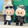 For 17cm Labubu Mokoko Leather jacket and skirt Locomotive Style Outfit Labubu Accessories Labubu Clothes