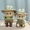 Only The First And Second Generations Of Labubu Clothes, Pendants, Labubu, Party Kids' Clothes, Green Fisherman'S Overalls