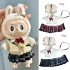 Mini Plush Doll’S Clothes Outfit Accessories For Labubu V1 V2 Idol Dolls alphabet Clothing Gift 3