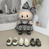new17cm labubu clothes outfit Plush doll clothes Macaron Cute Clothing DIY Kid Gift Clothes Hair accessories v1 v2 clothes b 3