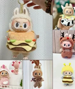 Mini Plush Doll'S Clothes Outfit Accessories For Korea Kpop Exo Labubu V1 V2 Idol Dolls Pit strip climbing suit Clothing Gift