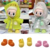 17cm Labubu Thailand Limited Edition Raincoat Fashionable And Cute Rain Boots Customized Labubu Clothes Shoes Dresses