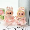Doll Clothes For Labubu 15/17cm V1 V2 V3 Plush Idol Doll Yellow Pajamas Series Decoration Accessories Fans Gift 2