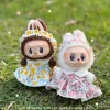 For 15cm Labubu Clothes Pocket overalls Collection Labubu Outfit Accessories Labubu Clothes 3