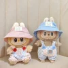 15/17cm Labubu Doll Clothes Fashion Overalls Labubu Idol V1 V2 Dolls Clothing Accessories Plush Doll Universal 2