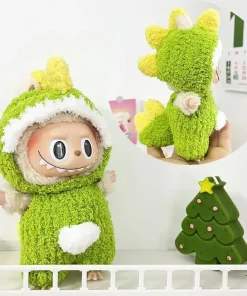 Mini cute clothes 17cm Cute macaron for Labubu doll clothes (Clothes only)#465763
