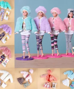 1/6 BJD 30CM Anime Doll Fashion Causal Suit Doll Replacement Clothes Skirt Accessories Kids Girls DIY Toys Gift Reborn Kawaii