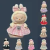 Printed Graffiti Hoodie Jacket Doll Clothes Outfit Accessories For 15/17cm Labubu V2 Plush Doll’s Clothing Ropa Labubu 3