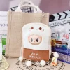 Labubu Pendant Doll Clothes Black Label Denim Overhang Pants 17cm Labubu First And Second Generation Doll Clothes Cute Fashion 3