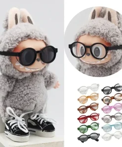 17cm Mini Plush Doll'S Clothes Outfit Accessories For Korea Kpop Exo Labubu Idol glasses sunglasses Clothing Gift