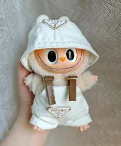 For 17cm Labubus Mini Doll Clothes Outfit Hat Bag Clothes Shoes Labubu II Doll Accessories Cultivate Sitting Party Game Toys
