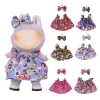 Clothes For 17Cm Labubu Doll Accessories Plush Doll Clothes Pants Skirts Cute Overall Doll Suspender DIY Dress Up Toys Gifts ﻿