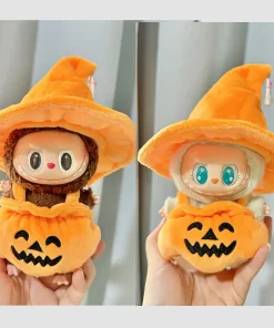 Halloween Clothing Plush Doll'S Clothes Outfit Accessories For Korea Kpop Exo Labubu I II Idol Dolls Sitting Party Pumpkin Suit