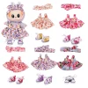 Labubu clothes suspenders trousers bib pants overalls for 15cm 17cm Labubu V1 V2 doll clothing accessories 3