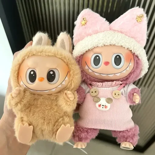 Trendy Casual Suit for 17cm Labubu 3.0 Outfit Mini Doll’s Clothes Multi Style Ropa Labubu Cute Doll Accessories