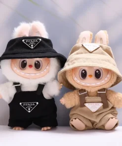 For 17cm Labubus Mini Doll Clothes Outfit Hat Bag Clothes Shoes Labubu II Doll Accessories Cultivate Sitting Party Game Toys