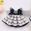 For 3.0 labubu V1 V2 V3 Checked Cherry Skirt set for Ropa labubu doll outfit Accessories 3