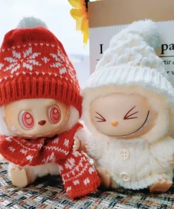 Only Clothes First And Second Generations Labubu Baby Clothe Hats Rubberized Sweaters Sets Cute Winter Clothes Fashionable