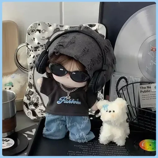 20cm Love Deep Space Anime Character Cosplay Dress Up Casual Clothing Set Accessorie Plush Toy Cotton Doll Kid Birthday Toy Gift