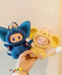 [Only Clothes] 2025 New 17cm Labubu The Monsters Stitch Costume Labubu Clothescreative Cartoon Macaroon Clothes