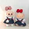 17cm LABUBU Sitting Party Second and Third Generation Vinyl Doll Clothes Macaron Replacement Skirt