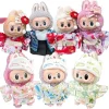 Mini Doll'S Clothes Outfit Accessories For 15-17cm Ropa Labubu and 10cm cotton doll Kimono set Clothing