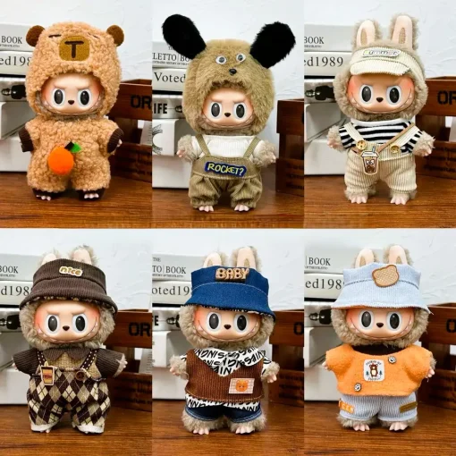 Doll Clothes Outfit Accessories For 17cm Labubu V2 V1 Doll's Clothing  Different styles Cosplay dress Kid Toy Gift