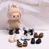 Cajas ciegas de primera y segunda generación, ropa para muñecas de fiesta, colgantes, ropa Labubu y vestido rosa de oso en forma de corazón 2