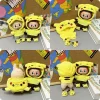 2025 Brand new 17cm Labubu Doll clothes Cute Pikachu style clothes Doll not included Clothes only