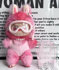 Labubu V3 The Monsters Big Into Energy Series Vacation Style Swimsuit Diving Goggles Labubu Cry Babymini Pearl Backpack Necklace