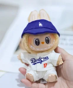 Labubu Doll Clothes 15/17cm Labubu Clothes Sitting Party Number 17 Baseball Clothes Children'S Clothes Diy Doll Accessories Gift